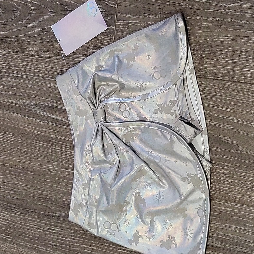 DISNEY 100 GIRLS SWIM SKORT SIZE 7/8 - NWT
